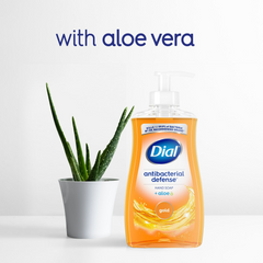 Dial Antibacterial Liquid Hand Soap, Gold