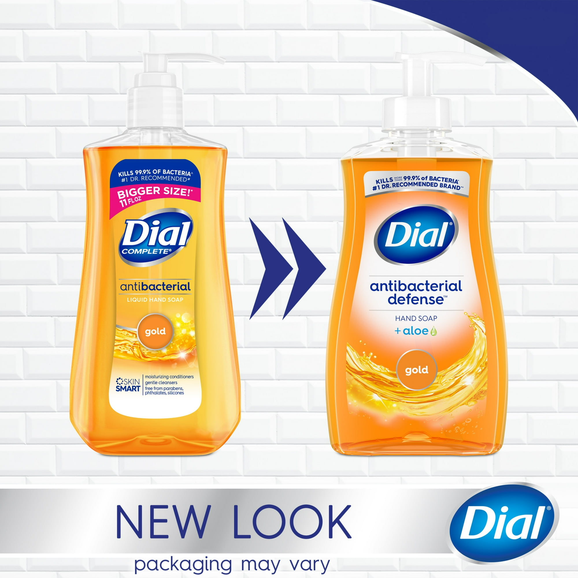 Dial Antibacterial Liquid Hand Soap, Gold